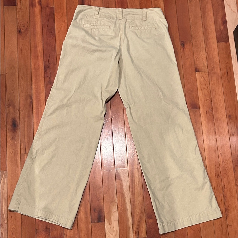 New York & Company Khaki wideleg Chinos
